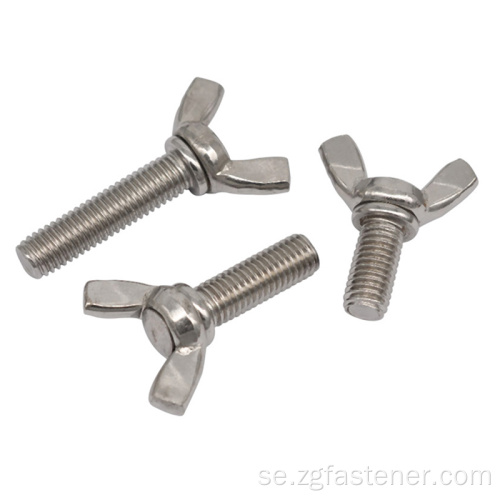 Vingbult med Rostfritt stål DIN316 Butterfly Screws Thumb Screw